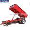 Mini tractor two wheel tipper trailer