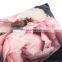 Wholesale 100% Polyester Velvet Beautiful Rose Flower Printed Online Backrest Cushion Cover Set for Wooden Sofa