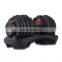 24KG Gym Equipment Weightlifting Cross fit Adjustable Dumbbell Set