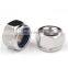 thin flat nut gr5 m7 m9 titanium alloy din439 hexagonal thin nut hex thin nut