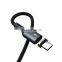 Remax RC-156 No winding anti-crack custom usb cable manufacturer magnetic usb cable fast charging type c cable magnet charger