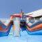 Commercial Inflatable Air Plane Jumping Castle Slide Playground For Children