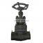 API 602 800lb 1500lb 2500lb Outside Screw Yoke Forged Steel Gate Valve With Wheel Handle