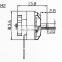 D1103 7.4V 3.7V 48v KV6500-10000 Brushless dc Brushless Electric Car Motor for Power Tools and Robots