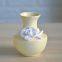 Ins Nordic Hand Made Simple Yellow Small Ceramic Flower Vase For Living Room Decor