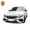 PUR Materials Car Fenders Front Bumper Lip for MB C65 C65S W205 Body Kit