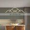 Nordic Gold Black minimalist creative personality pendent lights modern hanging