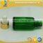 20ml personal care green glass essential oil bottle with stopper