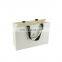 Fancy hot sale style jewelry custom size printed colour logo paper gift bag with ribbon