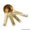 brass antique measuring spoons