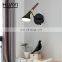 HUAYI Modern Decoration Simple Style Indoor Bedroom Loft Hotel Wall Mounted LED Wall Lamp