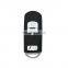 Keyless Go 2+1 3 Button Remote Smart Car Key Fob Shell Blank Cover Housing For Mazda 2 3 6
