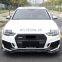 Front Bumper with Grill For Audi A4 S4 B9 Car Bodykit for Audi A4 S4 B9 Car bumper for Audi A4 S4 B9 2017 2018 2019