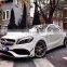 Runde PP Material For Mercedes-Benz A-Class W177 W176 A180 A200 A250 Modify A45 AMG Body Kit Front Bumper Rear Bumper Side Skirt
