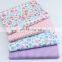 Pink and purple small broken cloth check cloth AB version fabric home textile quilt cover sheet cotton printing fabric wholesale