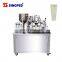 Semi Automatic Ultrasonic Cosmetic Cream Toothpaste Condensed Milk Yogurt Soft Plastic Tube Filling and Sealing Machine