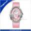 Vogue Stainless Steel Wristwatch with Beautiful Diamond for Ladies