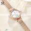 SHENGKE  Diamond Dress Watches SK Woman K0163L Female Fashion Casual Watches Clock Reloj Mujer