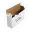 Customized Product Packaging Small White Box Packaging White Cardboard printing logo Box