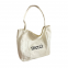 Eco Friendly Recycled Fashion Durable Large Capacity Shopping Cotton Tote Bags  Custom Printed Logo