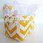 Custom Monogrammed Chevron Halloween Tote Bag/Chevron Easter Basket