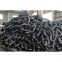 107mm Black Painted floating wind power platform  stud link anchor chain