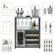 Wine cabinet Living room display wine rack Bar cabinet with cabinet door small sideboard storage rack steel and wood structure