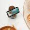 multifunctional wooden Portable mini Big Sound Led Light Stereo Alarm Clock BT Speaker phone holder Wireless Charging Charger