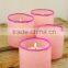 spring candle holder, pink votive candle holder