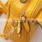 Yellow Leather Handbags Made in China for Ladies