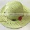 Fashion cheap wholesale paper straw hat with exquisite band