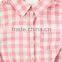 Girls Summer Dress Korean Style Belted Gingham Shirt Dress