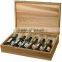 Customized wooden wine box with handle