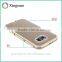 Soft tpu electroplate clear thin cell phone case for samsung S6