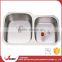 Modern kitchen design factory prices in dubai undermount triple bowls 3 compartment sink
