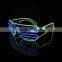 2016 new design Window Blinds Shaped Color Changing LED Glasses