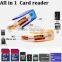 USB 2.0 All IN 1 MS M2 TF U-Flash Memory Card Reader Adapter
