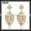 Lovely Style Gold Tone Crystal Pear Shape Drop Fashion Earrings FOR Wedding Gift