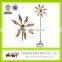 Colorful windwill garden stick garden stake metal decoration garden stakes wholesale
