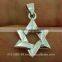 Plain Sterling Silver Star Of David Pendant, pn64