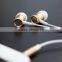 Original ROCK Mula Stereo Earphone in-ear Headphone Handsfree with Mic For SAMSUNG For iPhone Universal Earbud MT-4381