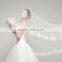 10PCS MOQ: White Cheap And Beautiful 1mW * 3mL Wedding Bridal Veils With Free Shipping