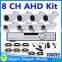 Outdoor 8PCS 1080P AHD IR CCTV Cameras 1080P H.264 8CH DVR Kit