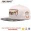 3d design custom acrylic letter snapback hat