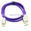 New fashion micro metal aluminum usb charger data cable multi function usb data transfer and charging cable