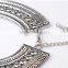 New Trendy crystal handmade chunky indian statement necklace/