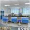 Chemical resistance durable cold rolled steel chemistry laboratory equipment bench furniture