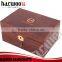 Accept custom antique painted wooden flagon packaging box,wine pot boxes