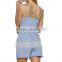 Wholesale Summer 2-piece Women Rayon Pajama Set With Adjustable Back Strips