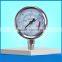 Stainless Steel Glycerine or Silicone Oil Filled Steam Boiler Dial Pressure Gauge